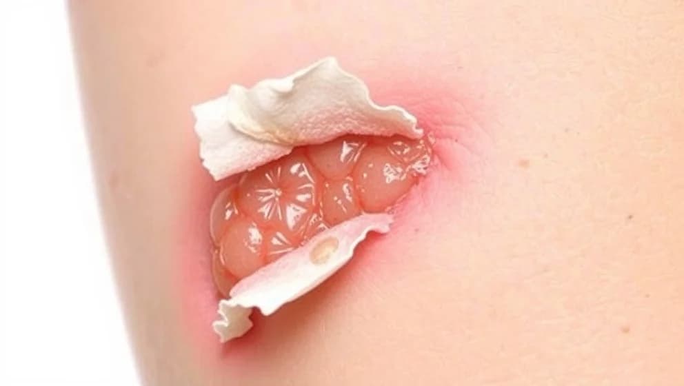 Hur ser det ut när en vårta lossnar